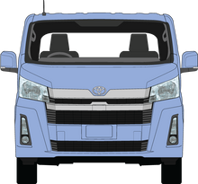 Load image into Gallery viewer, Toyota Hiace 2024  LWB - Van - Colour coded bumpers
