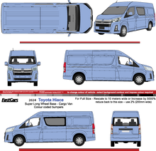 Load image into Gallery viewer, Toyota Hiace 2024  Super-LWB  Van - Colour Coded Bumpers
