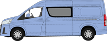 Load image into Gallery viewer, Toyota Hiace 2024  Super-LWB  Van - Colour Coded Bumpers
