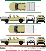 Load image into Gallery viewer, Toyota Hilux 2026 Workmate Double Cab Tray
