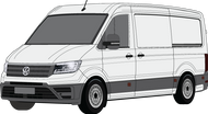 Volkswagen Crafter 2022 to Current -- MWB - Standard Roof