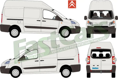 Citroen Dispatch 2008 To 2017 -- Long Body High Roof