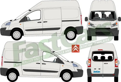 Citroen Dispatch 2008 To 2017 -- Short Body High Roof