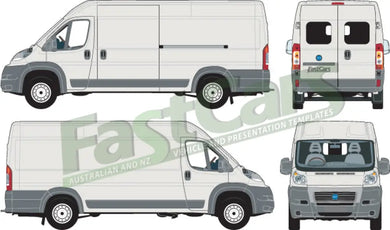 Fiat Ducato 2007 To 2014 -- Extra-Lwb Van