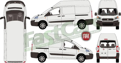 Fiat Scudo 2015 To 2017 -- Short Body High Roof