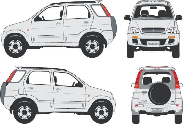 Daihatsu Terios 2004 to 2005 -- SUV
