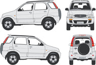 Daihatsu Terios 2004 to 2005 -- SUV