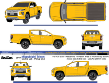 Load image into Gallery viewer, Mitsubishi Triton 2020 to Current -- Double Cab - Pickup GLS
