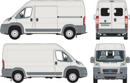 Fiat Ducato 2007 to 2014 -- LWB High Roof Van