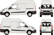 Fiat Scudo 2010 to 2015 -- Long Body High Roof