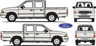 Ford Courier 1999 to 2002 -- Double Cab Ute