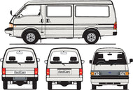 Ford Econovan 2000 to 2004 -- LWB Van