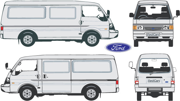Ford Econovan 2004 to 2012 -- LWB Van