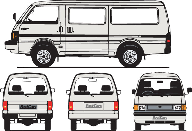 Ford Econovan 1996 to 2000 -- MWB Van