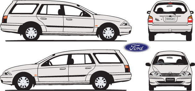 Ford Falcon 1998 to 2000 AU Station Wagon