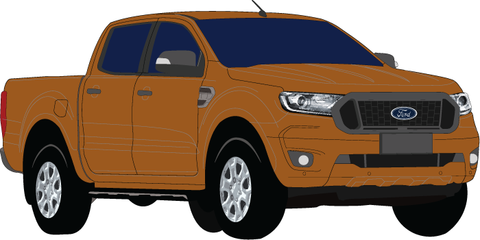 Ford Ranger 2019 to 2022 -- Double Cab ute XL & XLS