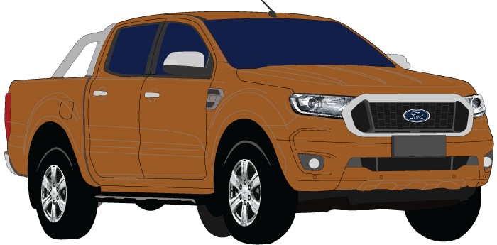 Ford Ranger 2019 to 2022 -- Double Cab ute XLT