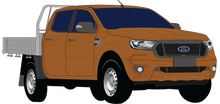 Load image into Gallery viewer, Ford Ranger 2019 to 2022 -- Double Cab Chassis XL

