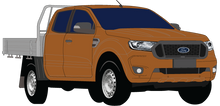 Load image into Gallery viewer, Ford Ranger 2019 to 2022 -- Extra Cab (Super-Cab) Chassis XL
