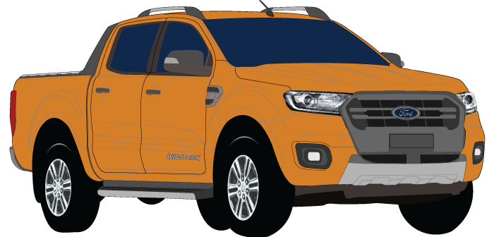 Ford Ranger 2019 to 2022 -- WildTrak