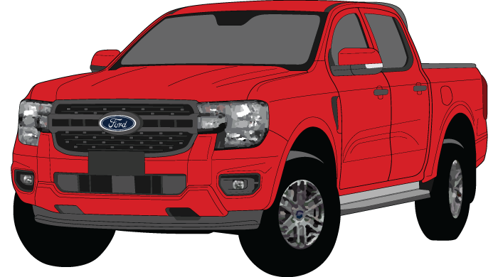 Ford Ranger 2022 to Current -- Double Cab ute XLS - Next Generation