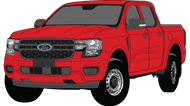 Ford Ranger 2022 to current -- Double Cab ute XL - Next Generation