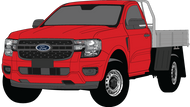 Ford Ranger 2022 to Current -- Single-CabChassis XL - Next Generation