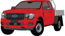 Load image into Gallery viewer, Ford Ranger 2022 to Current -- Super-CabChassis (extra Cab) XL - Next Generation
