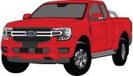 Ford Ranger 2022 to Current -- Super-Cab (extra Cab) ute XLT - Next Generation