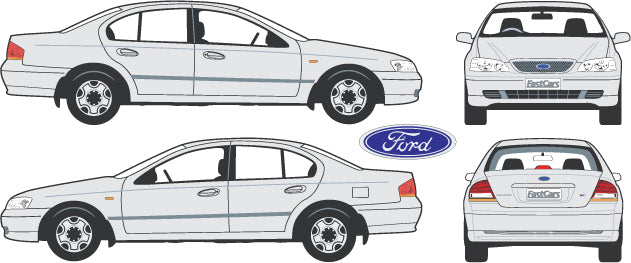 Ford Falcon 2002 to 2004 BA  --  XT Sedan