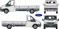 Ford Transit 2007 to 2013 -- Single Cab  Cab Chassis