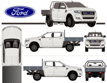 Load image into Gallery viewer, Ford Ranger 2017 to 2019 -- Double Cab  Cab Chassis - Hi-Rider
