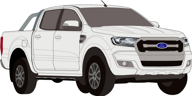 Ford Ranger 2017 to 2019 -- Double Cab  Pickup ute