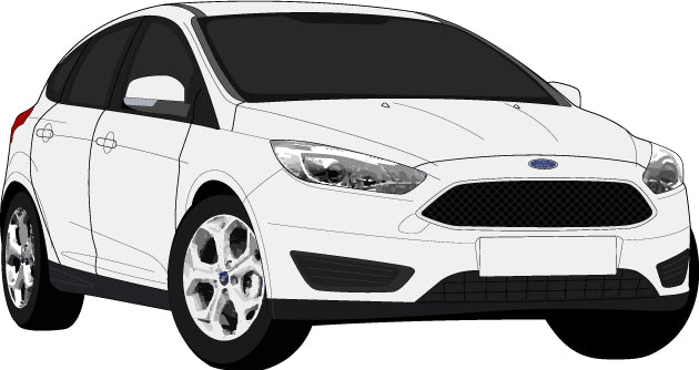 Ford Focus 2017 to 2020 -- Hatchback