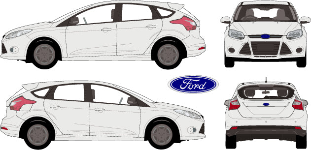Ford Focus 2013 to 2017 -- Hatchback
