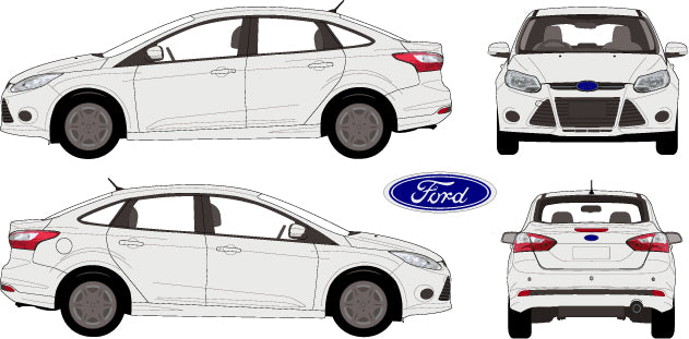 Ford Focus 2013 to 2017  sedan