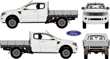 Load image into Gallery viewer, Ford Ranger 2011 to 2015 -- Super Cab  Cab Chassis Hi-Rider
