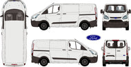 Ford Transit Custom 2015 to 2017 -- SWB van