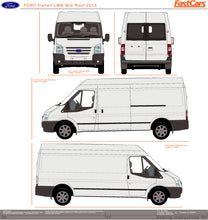 Load image into Gallery viewer, Ford Transit 2013 to 2017 -- LWB van  Medium Roof
