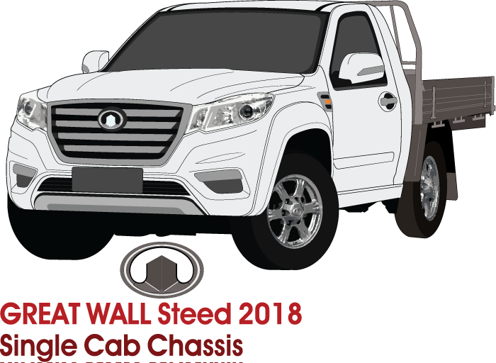 GWM Great Wall 2018 to 2020 -- Steed - Single Cab  Cab Chassis