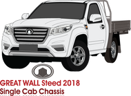 GWM Great Wall 2018 to 2020 -- Steed - Single Cab  Cab Chassis
