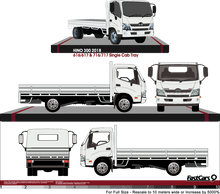 Load image into Gallery viewer, Hino 300 2018 to Current  Single Cab - Steel Dropside Tray
