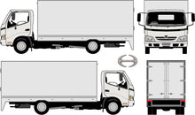 Load image into Gallery viewer, Hino 300 2010 to 2013 -- Wide Body  Box Rear
