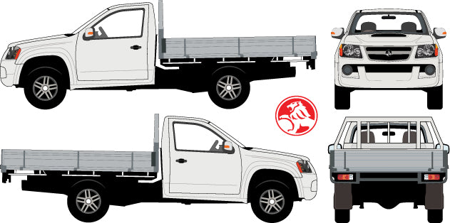 Holden Colorado 2010 to 2013 --  Single Cab  Cab Chassis