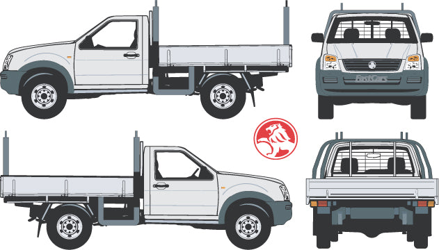 Holden Rodeo 2004 to 2007 -- Single Cab Cab Chassis – FastCars Vehicle ...