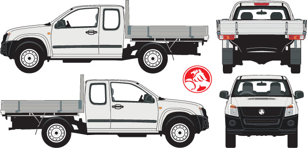 Holden Rodeo 2007 to 2008 -- Space Cab Cab Chassis – FastCars Vehicle ...