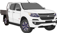 Holden Colorado 2017 to 2020 -- Double Cab  Cab Chassis