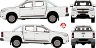 Holden Colorado 2013 to 2015 -- Double Cab  4X2 Pickup ute