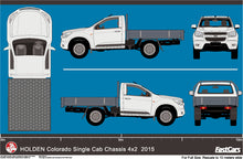 Load image into Gallery viewer, Holden Colorado 2015 to 2017 -- Single Cab  Cab Chassis
