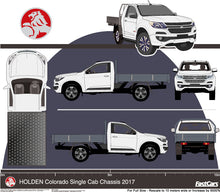 Load image into Gallery viewer, Holden Colorado 2017 to 2020 -- Single Cab  Cab Chassis
